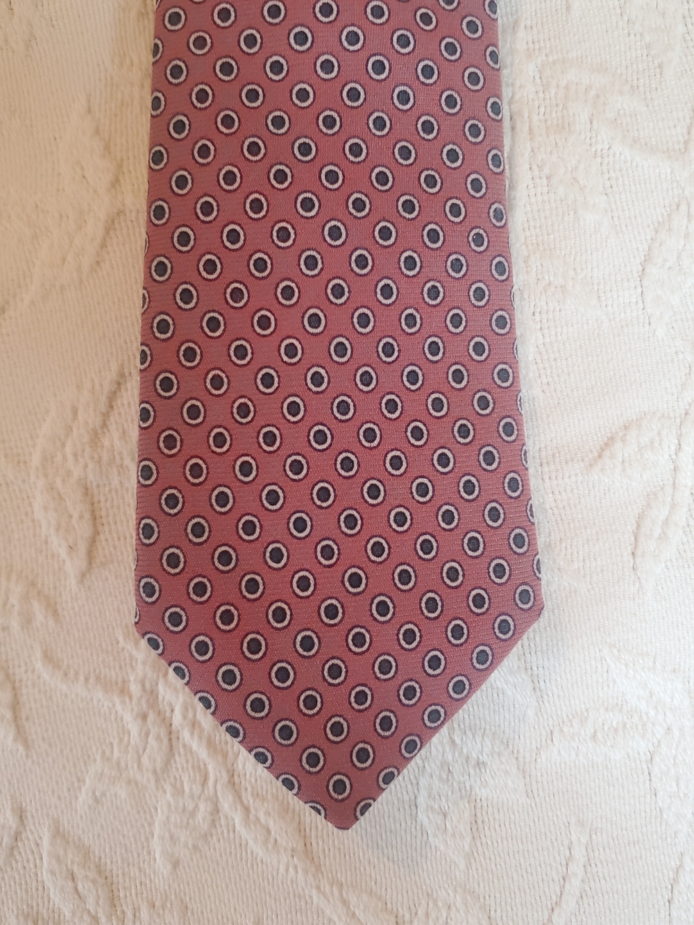 Polka Dot Wool Tie